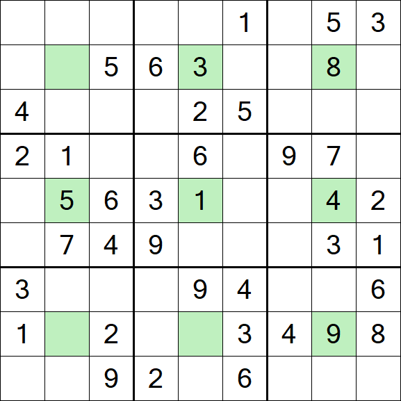 Center Dot Sudoku - Medium