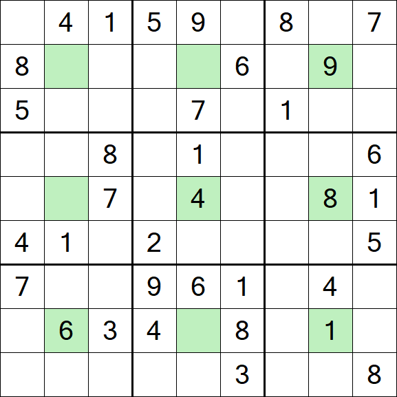 Center Dot Sudoku - Medium