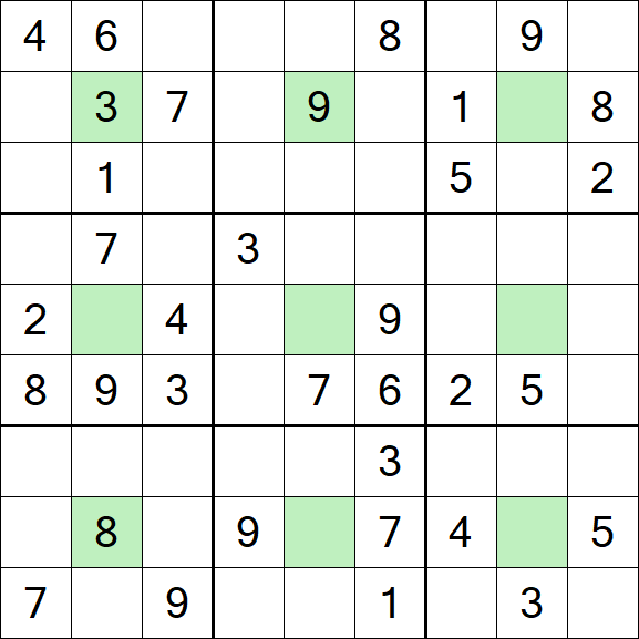 Center Dot Sudoku - Medium
