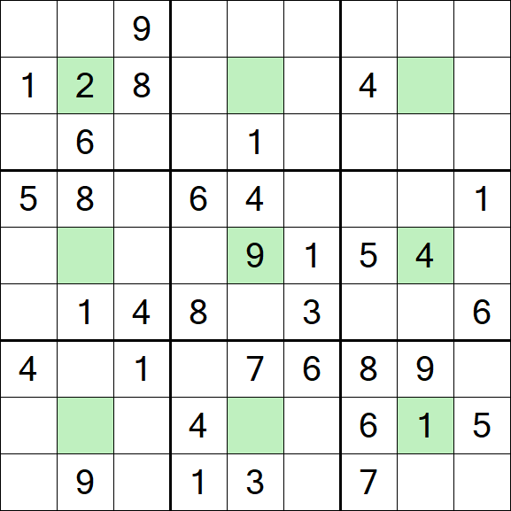 Center Dot Sudoku - Medium