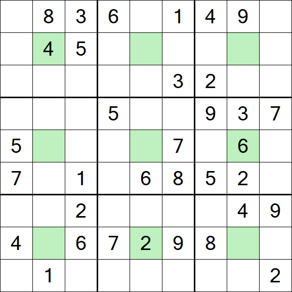 Center Dot Sudoku - Medium