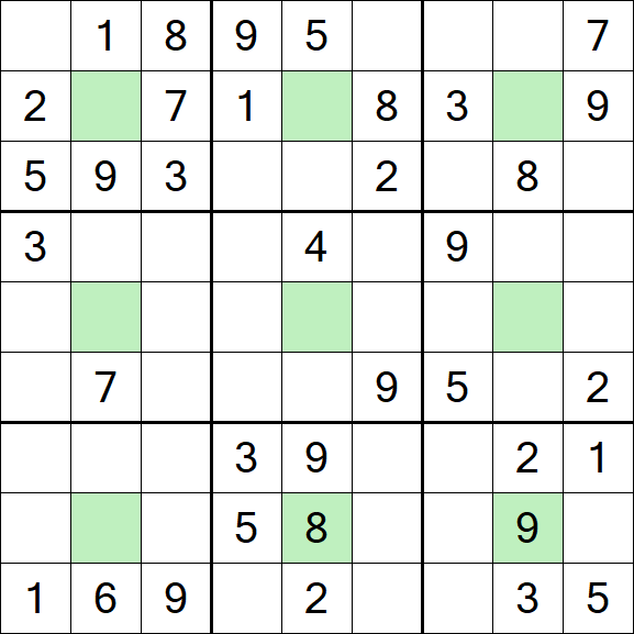 Center Dot Sudoku - Medium