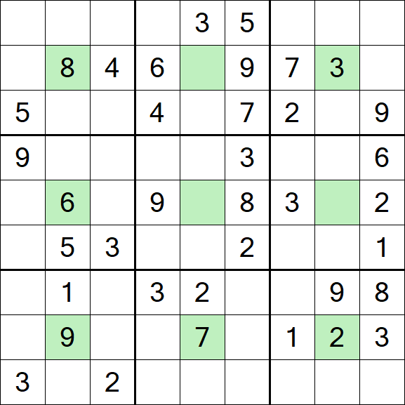 Center Dot Sudoku - Medium