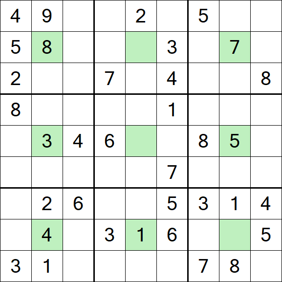 Center Dot Sudoku - Medium