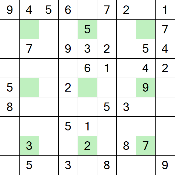 Center Dot Sudoku - Medium