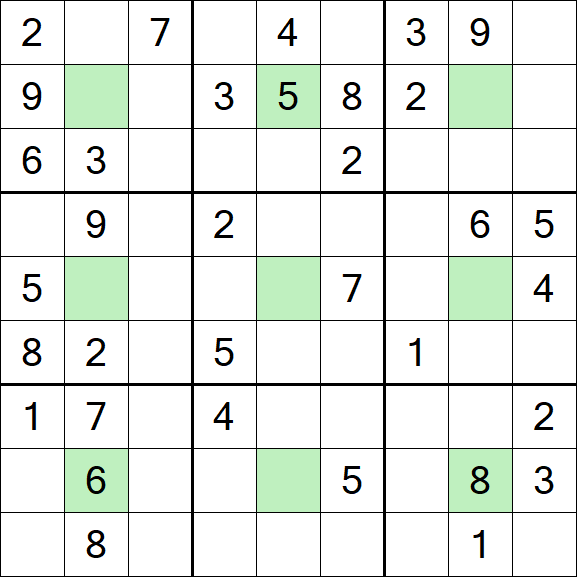Center Dot Sudoku - Medium