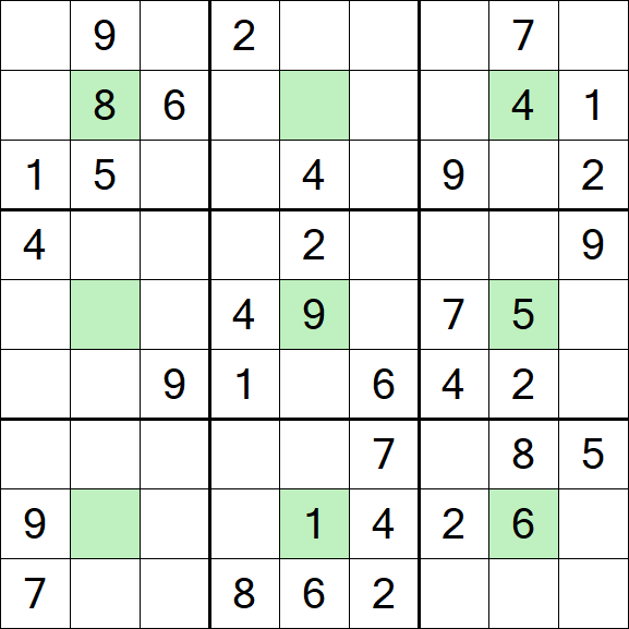 Center Dot Sudoku - Medium