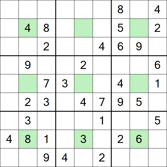 Center Dot Sudoku - Medium