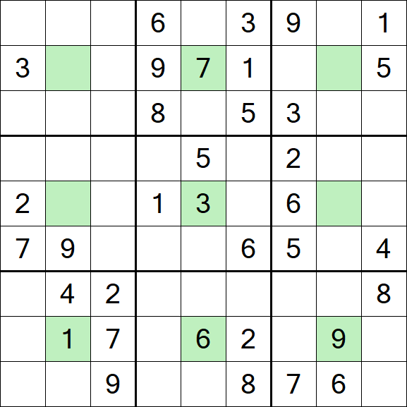 Center Dot Sudoku - Medium