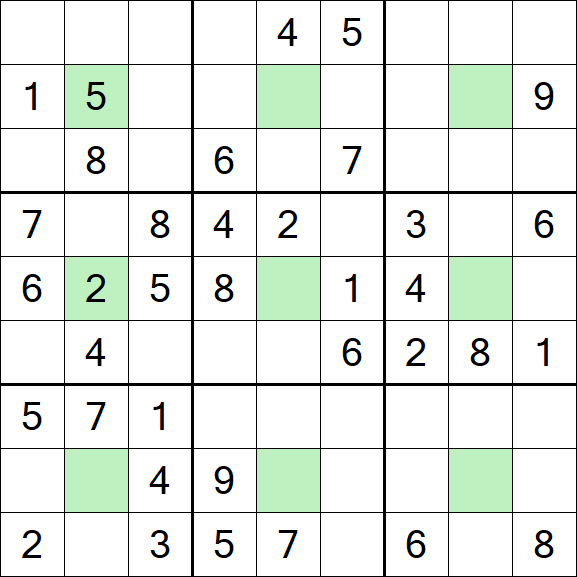 Center Dot Sudoku - Medium
