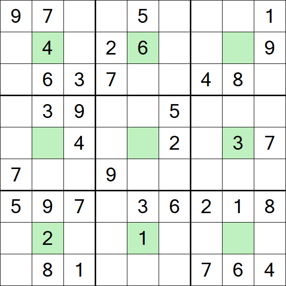 Center Dot Sudoku - Medium