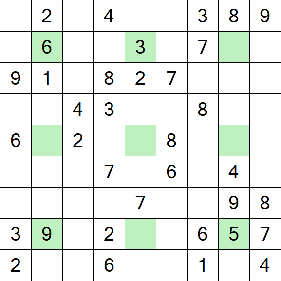 Center Dot Sudoku - Medium
