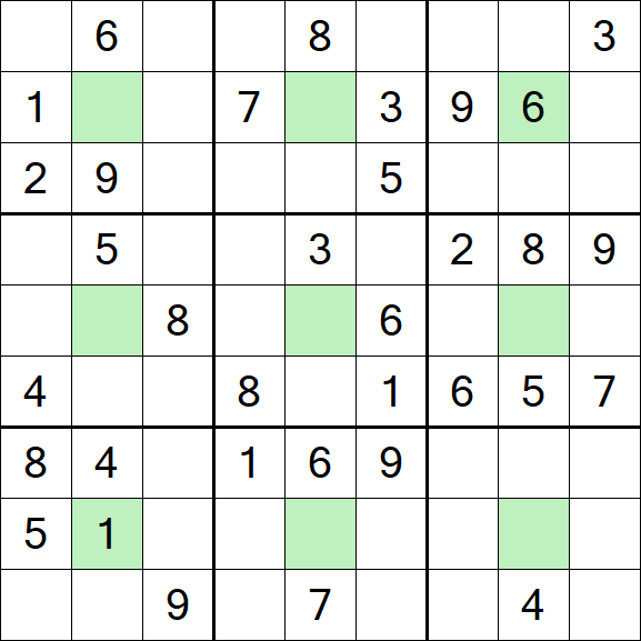 Center Dot Sudoku - Medium