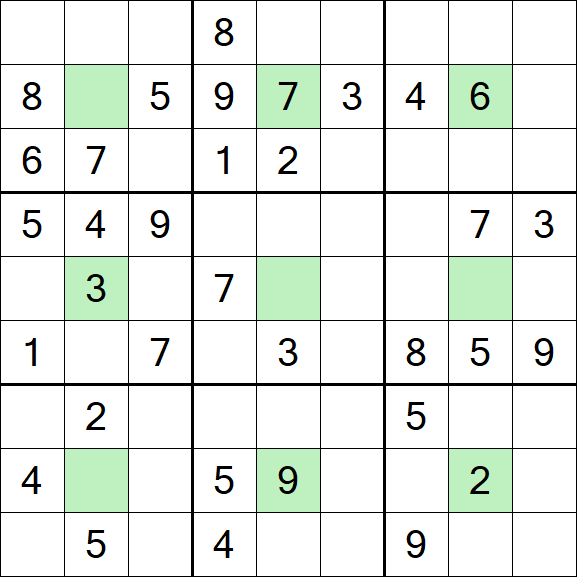 Center Dot Sudoku - Medium