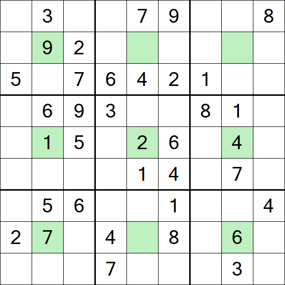 Center Dot Sudoku - Medium