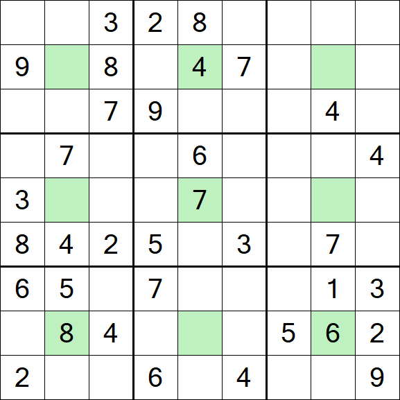 Center Dot Sudoku - Medium