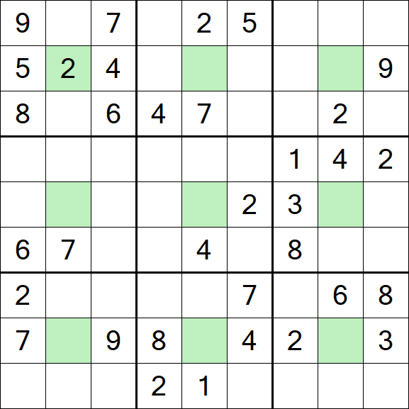 Center Dot Sudoku - Medium