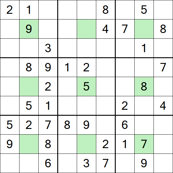 Center Dot Sudoku - Medium