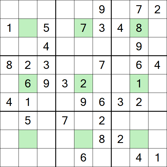 Center Dot Sudoku - Medium