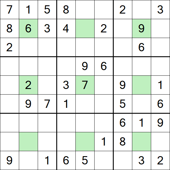 Center Dot Sudoku - Medium