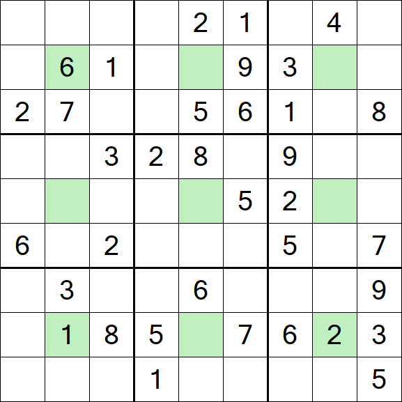 Center Dot Sudoku - Medium