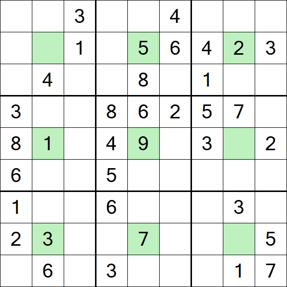Center Dot Sudoku - Medium