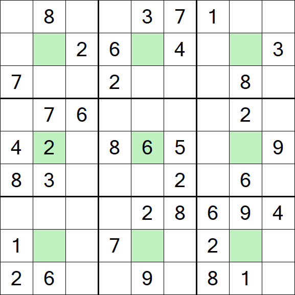 Center Dot Sudoku - Medium