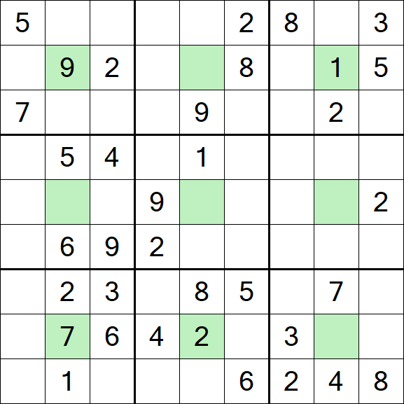 Center Dot Sudoku - Medium