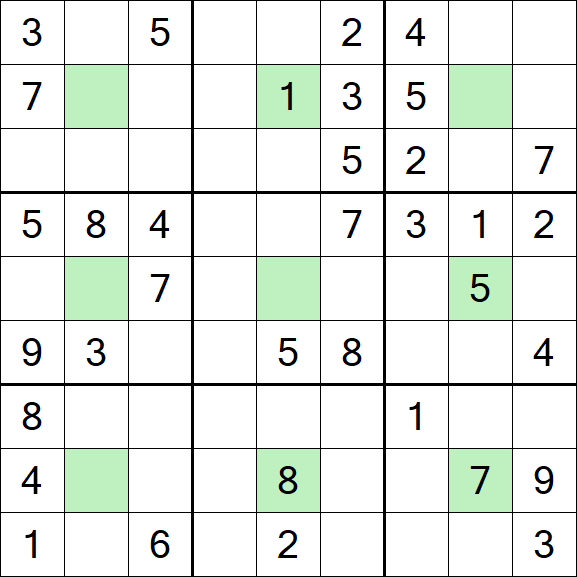 Center Dot Sudoku - Medium