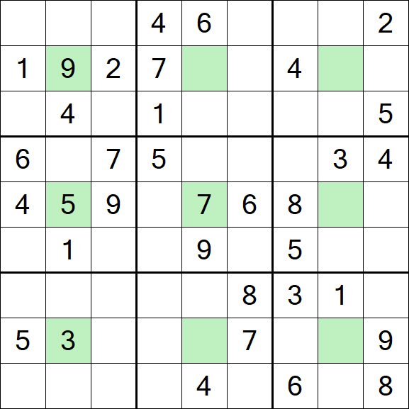 Center Dot Sudoku - Medium
