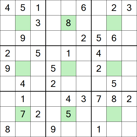 Center Dot Sudoku - Medium