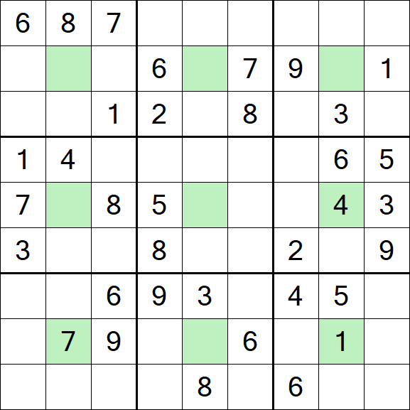 Center Dot Sudoku - Medio