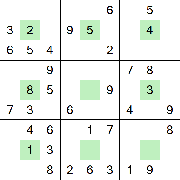 Center Dot Sudoku - Mittel
