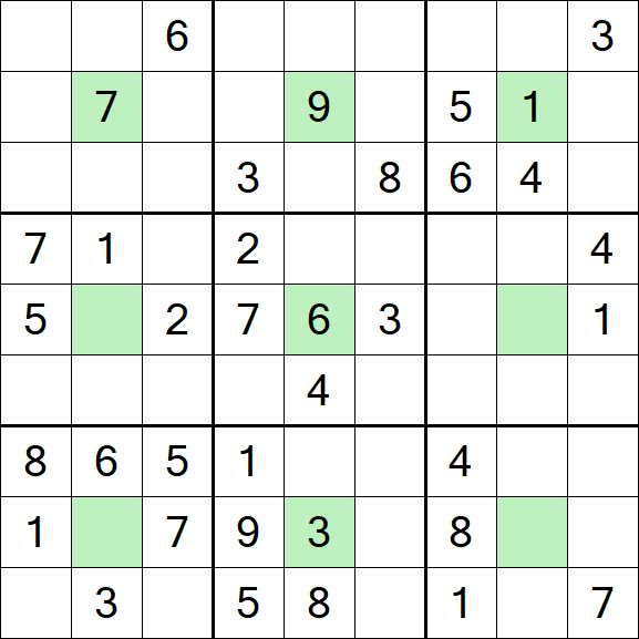 Center Dot Sudoku - Medium
