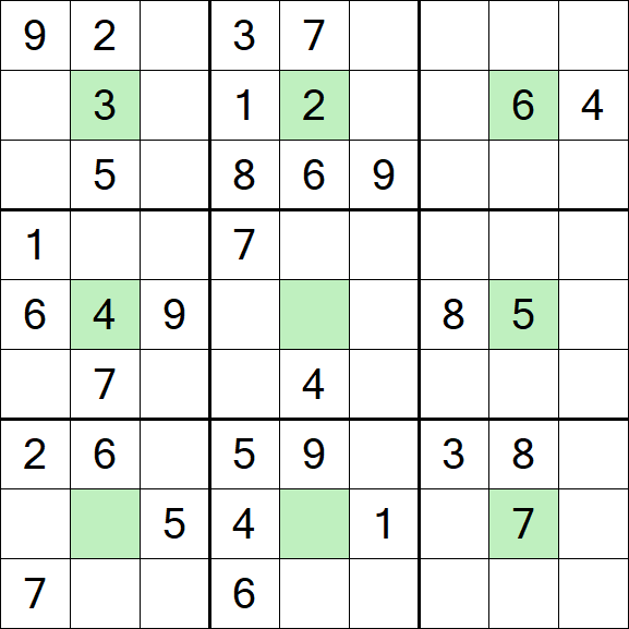 Center Dot Sudoku - Mittel