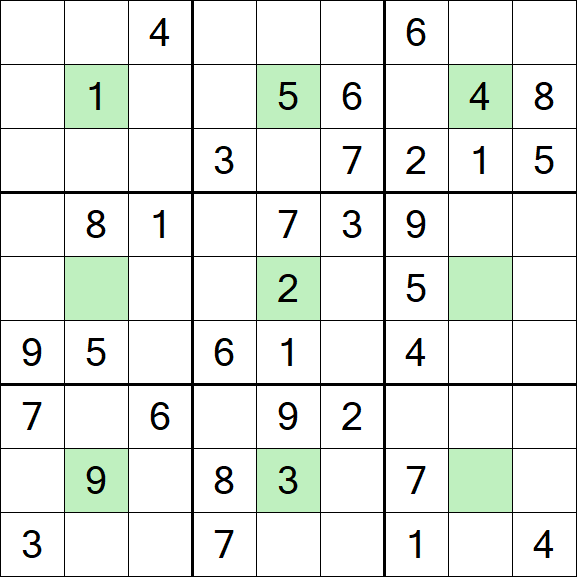 Center Dot Sudoku - Medio