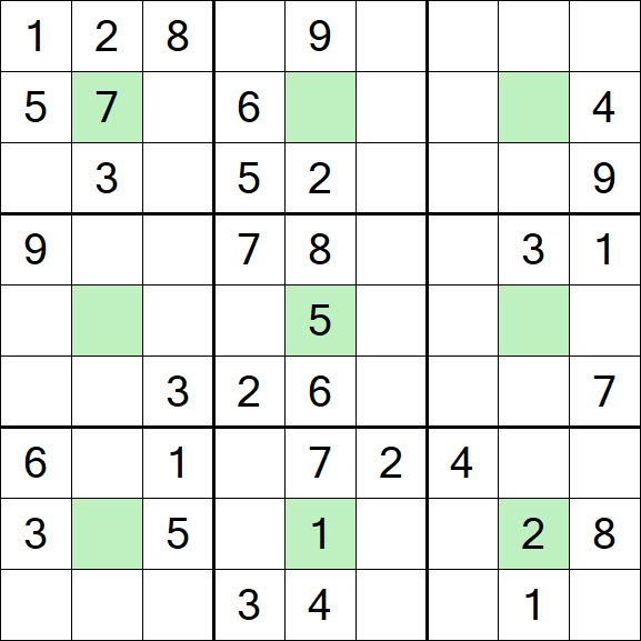 Center Dot Sudoku - Medio