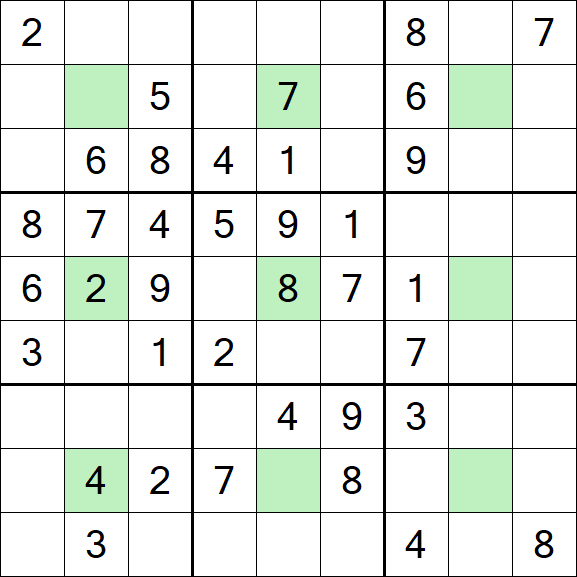 Center Dot Sudoku - Mittel