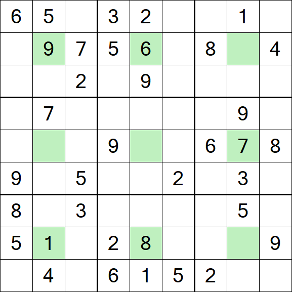 Center Dot Sudoku - Medio