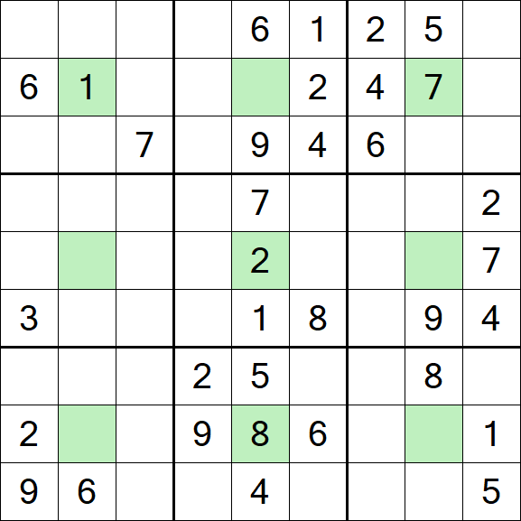 Center Dot Sudoku - Mittel