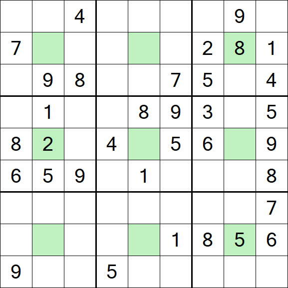 Center Dot Sudoku - Medio
