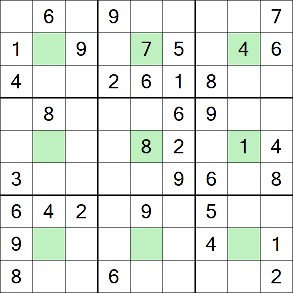 Center Dot Sudoku - Medium
