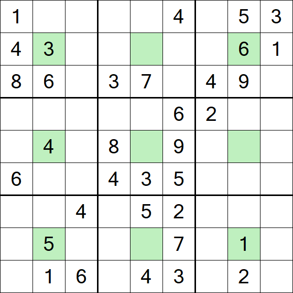 Center Dot Sudoku - Medio