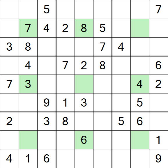 Center Dot Sudoku - Medio