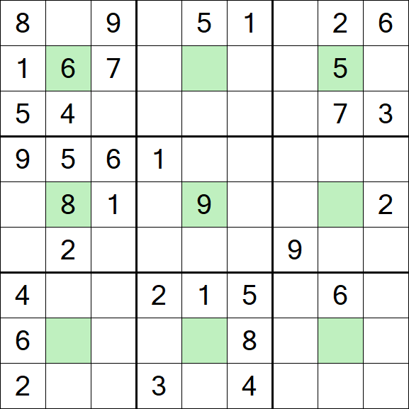Center Dot Sudoku - Medio