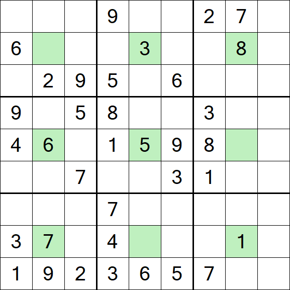 Center Dot Sudoku - Medio