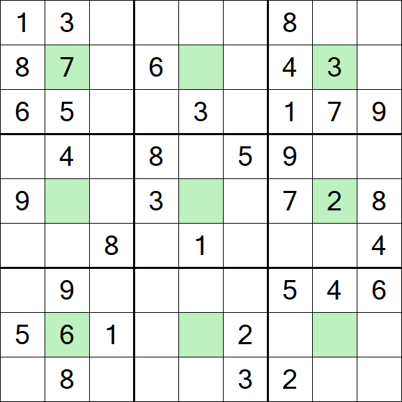 Center Dot Sudoku - Medium