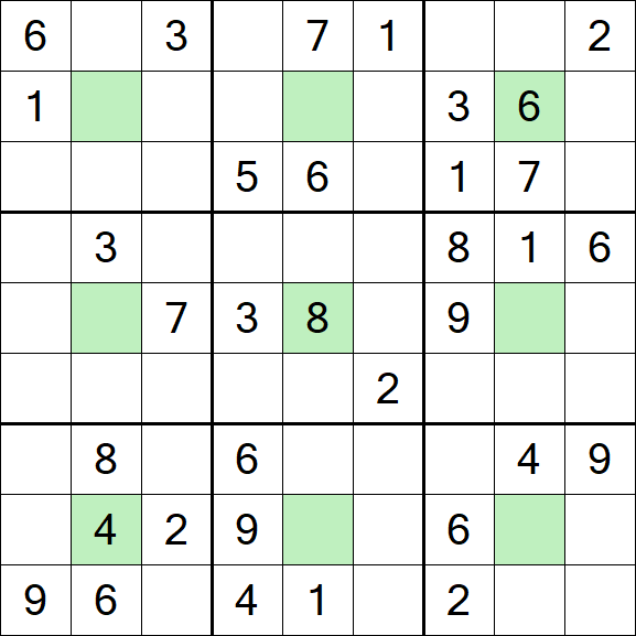 Center Dot Sudoku - Mittel