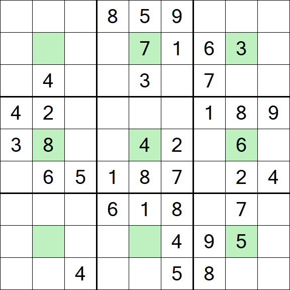 Center Dot Sudoku - Medio