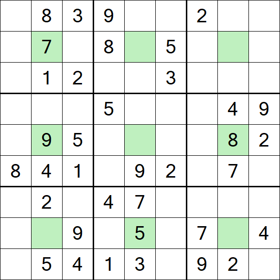 Center Dot Sudoku - Medium